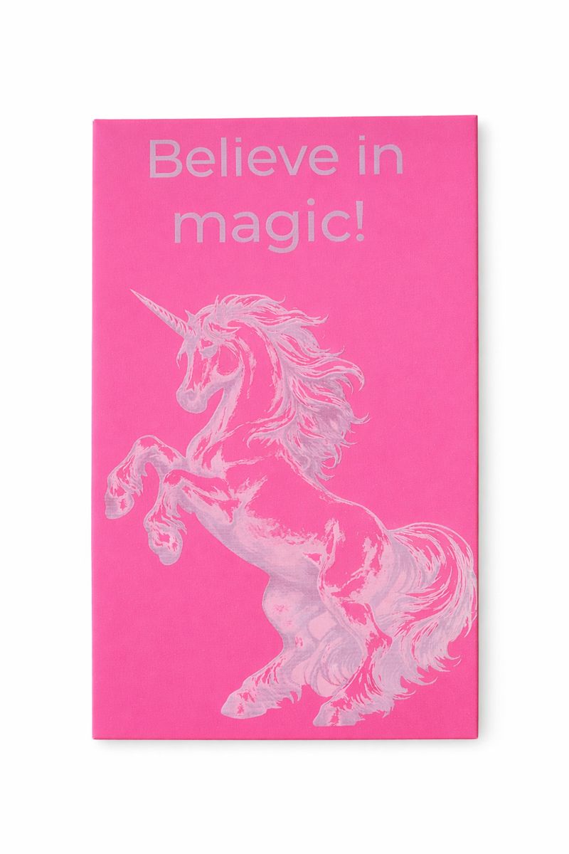 Keraaminen seinälaatta – “Believe in magic!” (400 x 250 mm)