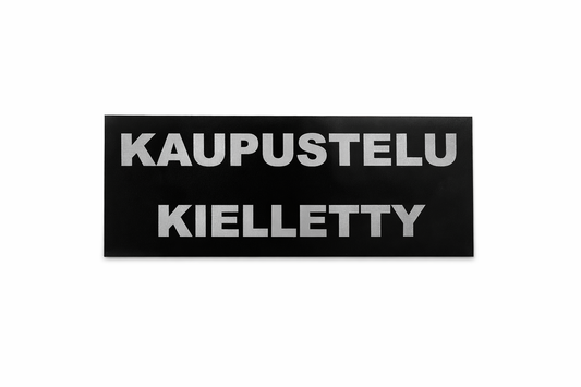 Kaupustelu kielletty