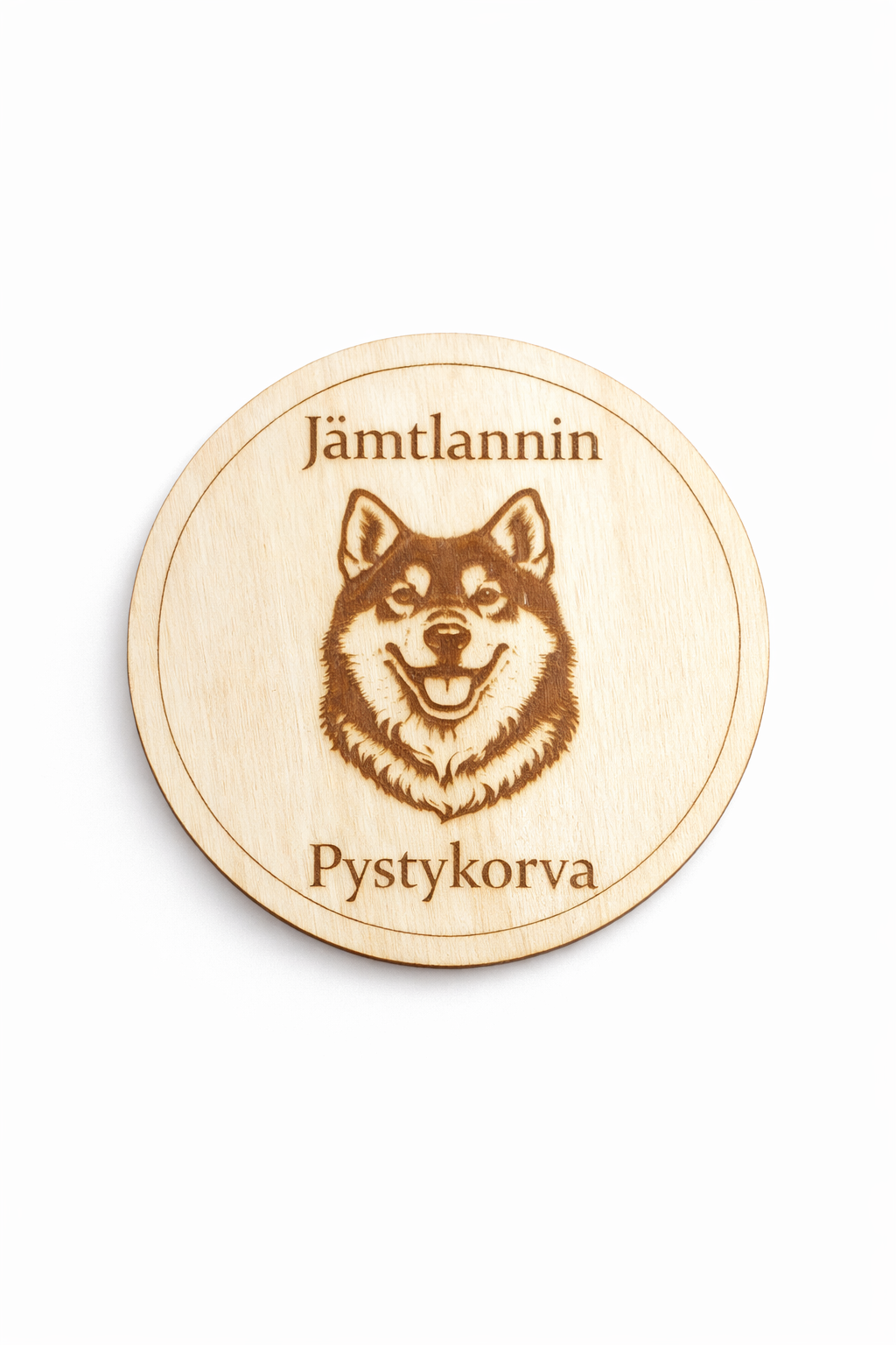 Jämtlannin pystykorva- puinen lasinalunen