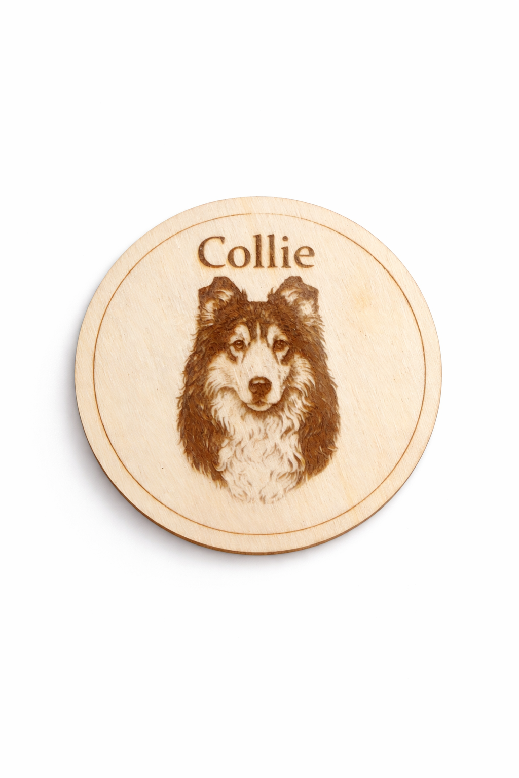 Collie- Puinen lasinalunen